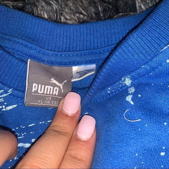 Puma Tie Dye Sweater- Kids XL - Picture 6 of 6